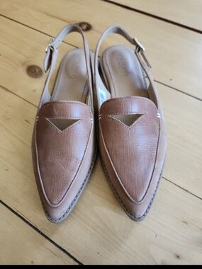 Sperry Women's Brown Pointed Slingback Loafers